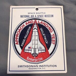 NASA Enterprise Approach & Landing Test Embroidered Patch Smithsonian Vintage